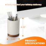 Ceramic Pen Holder for Desk Organization