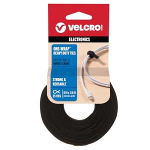 VELCRO Cable Ties for Smart Wire Management, 25ct