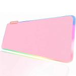 Pink RGB XL Gaming Mouse Pad with LED Lights