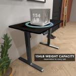 Electric Standing Desk with Memory Presets – Black