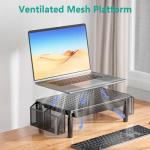 WALI Adjustable Monitor Stand with Drawer & Holder