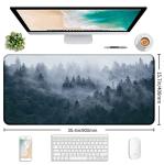 Extra Large Non-Slip Gaming Mouse Pad - Grey Forest