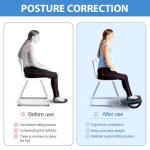 Ergonomic Under Desk Footrest with Massage Roller