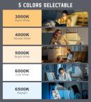 Adjustable Desk Lamp with Touch Control & Dimming