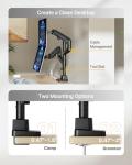 Dual Ultrawide Monitor Arm for Up to 59.4lbs