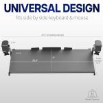 VIVO Large Under Desk Keyboard Tray with C-Clamp