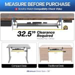 VIVO Large Under Desk Keyboard Tray with C-Clamp