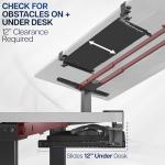 VIVO Large Under Desk Keyboard Tray with C-Clamp