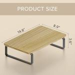 Stylish Wooden Monitor Stand for Ergonomic Workspace