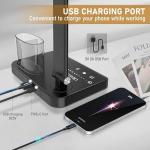Dimmable LED Desk Lamp with USB Charger