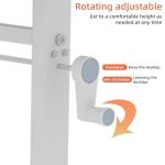 Manual Adjustable Crank Standing Desk for Home Office