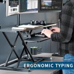 VIVO 48" Adjustable Standing Desk Converter with Mount
