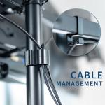 VIVO 48" Adjustable Standing Desk Converter with Mount