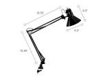 Bostitch LED Swing Arm Desk Lamp with Clamp
