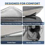 Adjustable Ergonomic Foot Rest for Desk Comfort