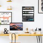 6-Tier Mesh Desk File Organizer with Tray