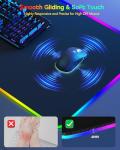 RGB Gaming Mouse Pad with Wireless Charging & Stand