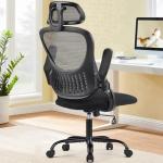 Ergonomic High-Back Mesh Office Chair with Wheels