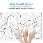 Abstract Topographic Map Gaming Mouse Pad 31.5"x11.8