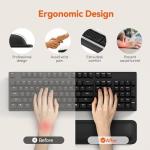 TECKNET Ergonomic Memory Foam Wrist Rest Pad