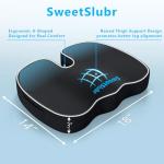 Ergonomic Memory Foam Seat Cushion & Lumbar Support