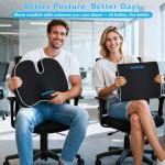 Ergonomic Memory Foam Seat Cushion & Lumbar Support