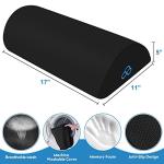 Ergonomic Under Desk Foot Rest Pillow - Black