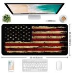 American Antique Flag Extended Gaming Mouse Pad