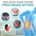 Office Chair Seat Cushion with Lumbar Support