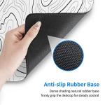 Abstract Topographic Map Gaming Mouse Pad 31.5"x11.8