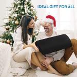 Ergonomic Under Desk Foot Rest Pillow - Black