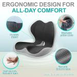 Office Chair Seat Cushion with Lumbar Support