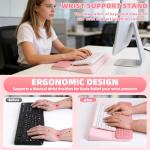 Ergonomic Keyboard Stand with Memory Foam Wrist Rest