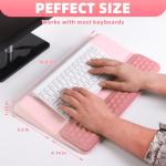 Ergonomic Keyboard Stand with Memory Foam Wrist Rest