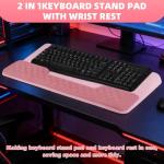 Ergonomic Keyboard Stand with Memory Foam Wrist Rest