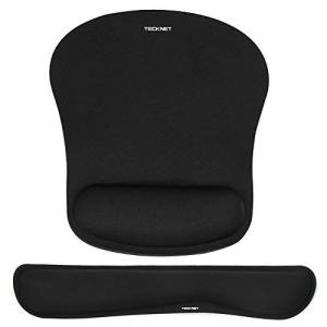 TECKNET Memory Foam Wrist Rest & Mouse Pad Set