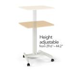Compact Electric Adjustable Mobile Standing Desk
