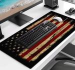 American Antique Flag Extended Gaming Mouse Pad