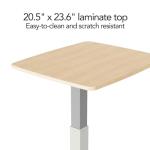 Compact Electric Adjustable Mobile Standing Desk