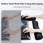 TECKNET Memory Foam Wrist Rest & Mouse Pad Set