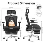 Big and Tall Ergonomic Office Chair with Lumbar Support