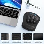 TECKNET Memory Foam Wrist Rest & Mouse Pad Set