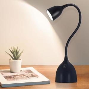 EJIAXIN LED Desk Lamp with Adjustable Gooseneck