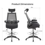 BOLISS Big & Tall Ergonomic Drafting Chair