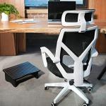 Ergonomic Solid Wood Foot Rest for Office
