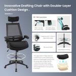 BOLISS Big & Tall Ergonomic Drafting Chair