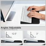 Ergonomic Wrist Rest with Storage Tray - Black