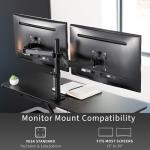 VIVO Adjustable Standing Desk Converter with Monitor Stand