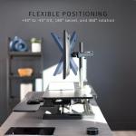 VIVO Adjustable Standing Desk Converter with Monitor Stand