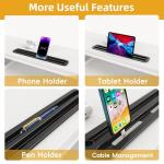 Mexin Dual Monitor Stand with Storage Drawers